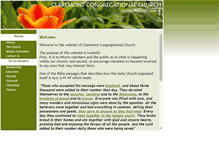 Tablet Screenshot of claremontcongregational.org.za